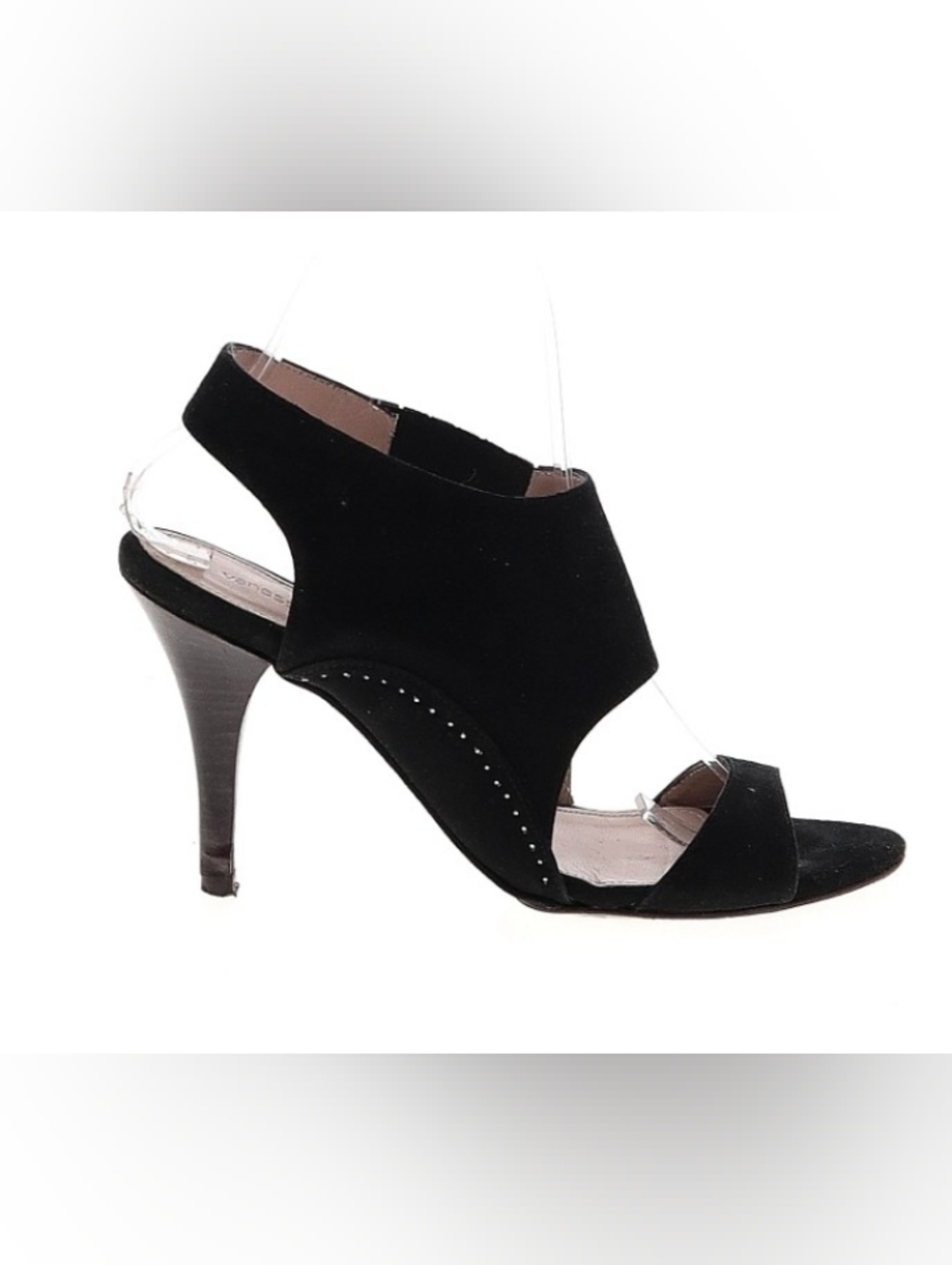 VANESSA BRUNO Genuine Leather Peep Toe Heels Shoes Women's Size EU 38